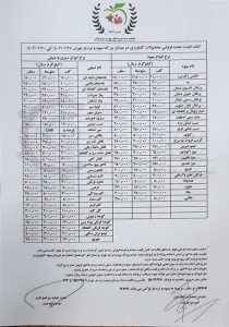 قیمت عمده میوه و سبزی جات اعلام شد+جدول - خبرگزاری سوشال لند | اخبار ایران و جهان