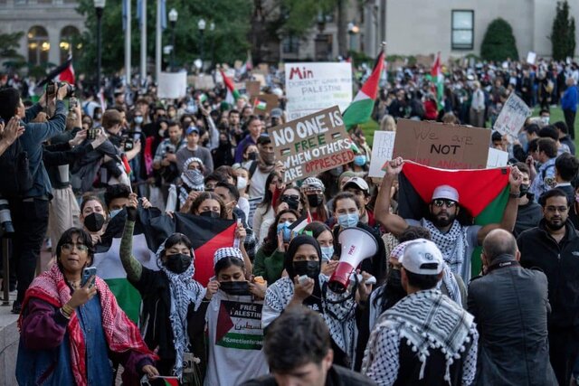 دانشجویان | دانشگاه اعتراض دانشجوی فلسطینی به دانشگاه کلمبیا: ابزار سرکوب دانشجویان شده اید