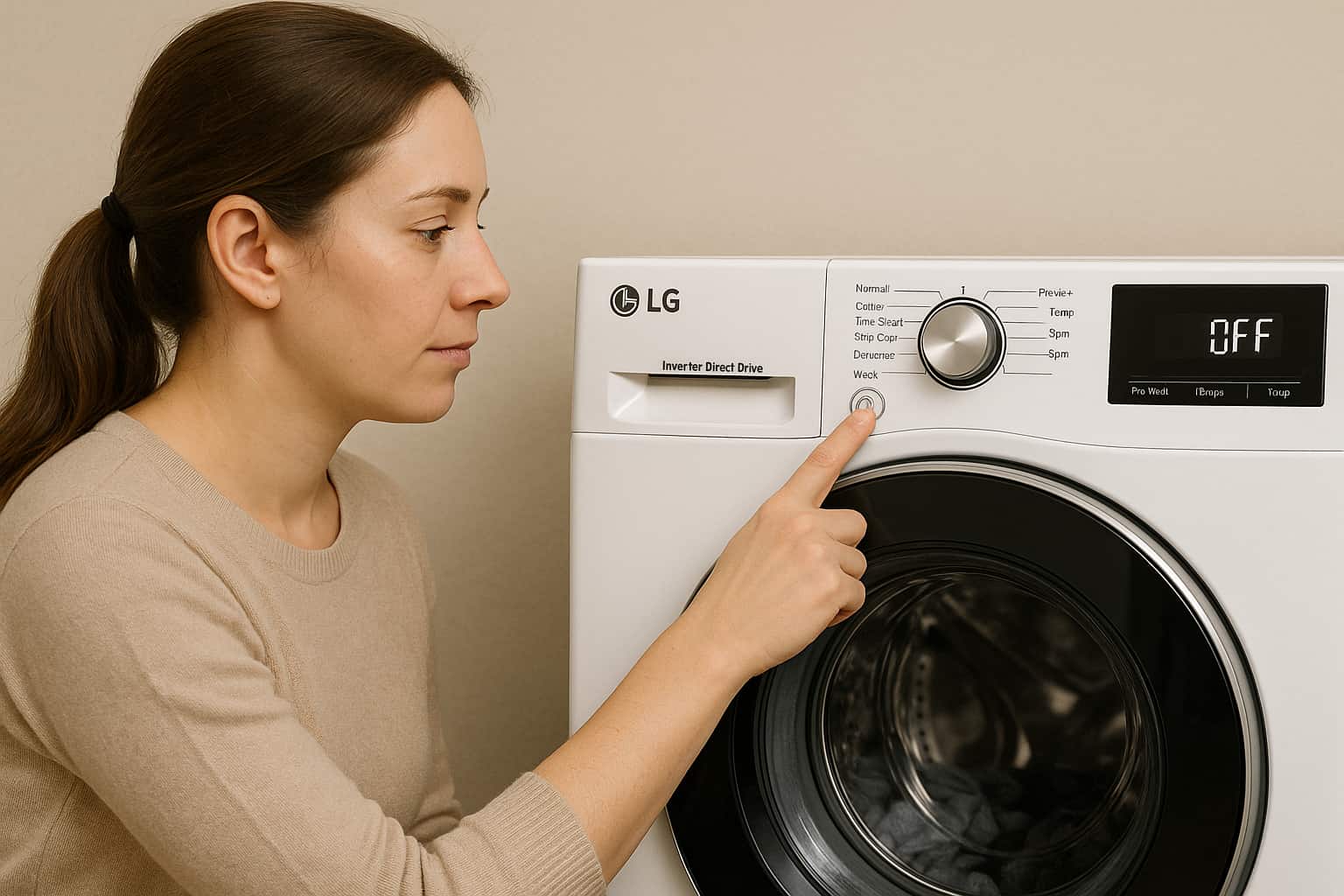 چگونه ماشین لباسشویی ال جی را خاموش کنیم؟ + نکاتی که نمیدانید!