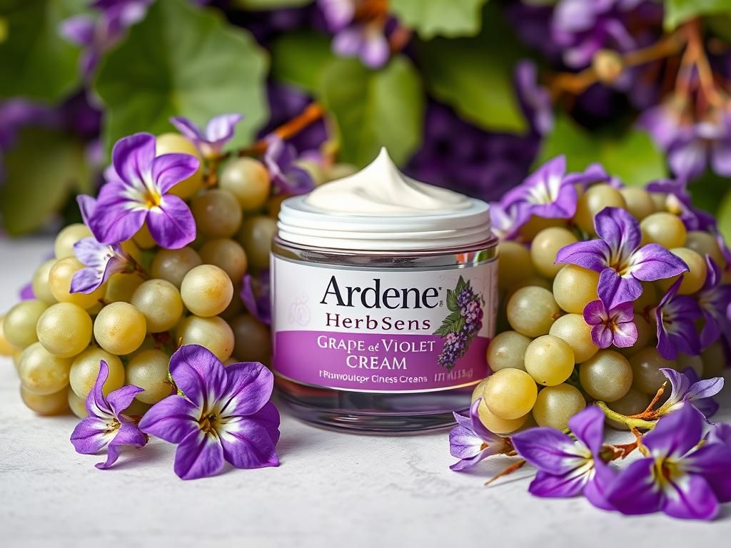 کرم مرطوب کننده انگور و بنفشه هرباسنس آردن | راز پوست شاداب