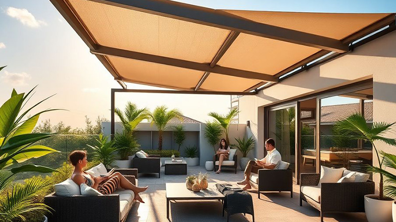 سقف متحرک چگونه تجربه زندگی در فضای باز را متحول می‌کند؟