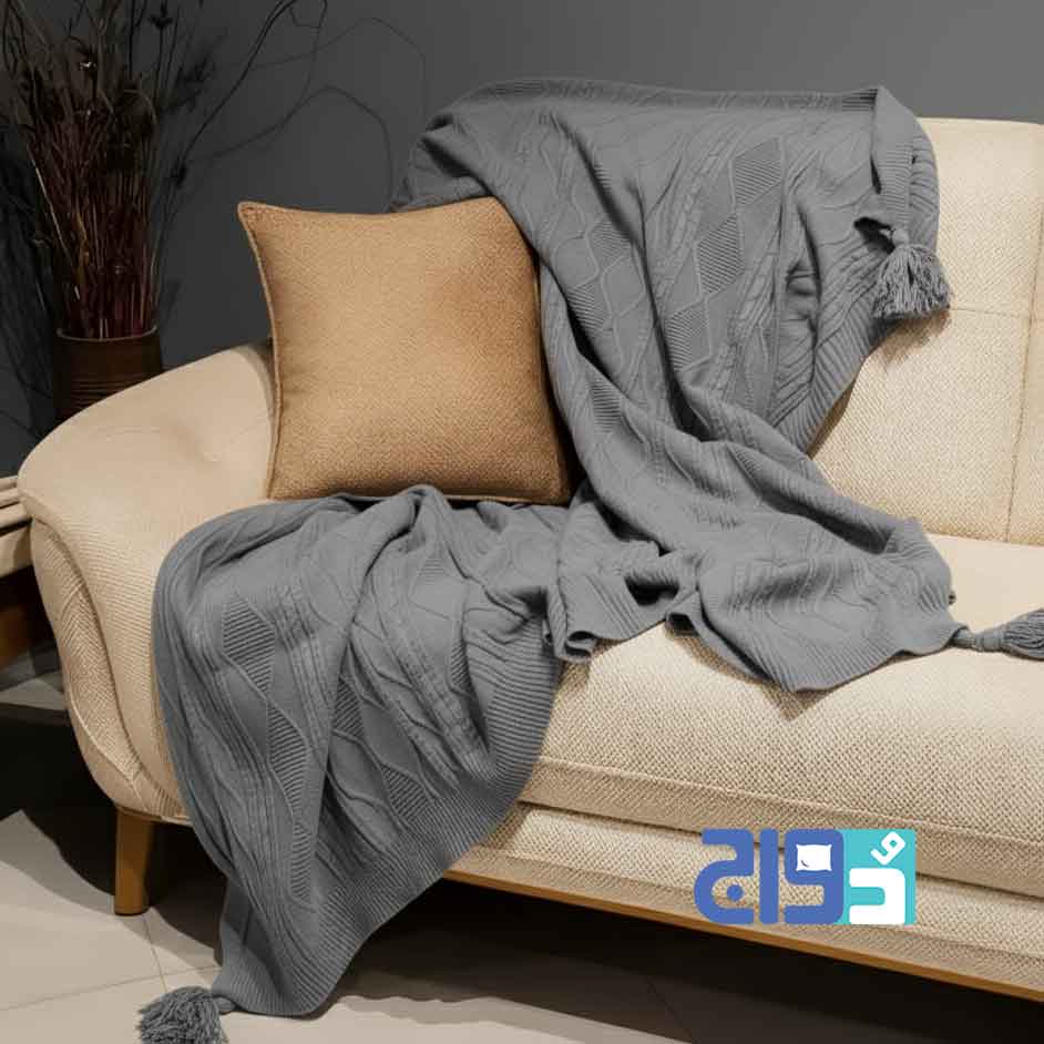 دکوراسیون | طراحی آموزش پهن کردن شال مبل