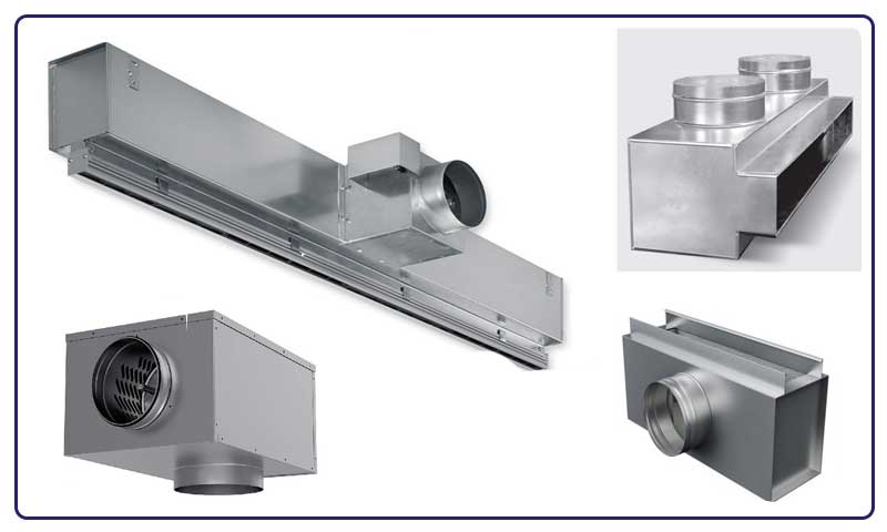 معرفی انواع مدل های پلنیوم باکس هوا برای سیستم تهویه هوای ساختمان