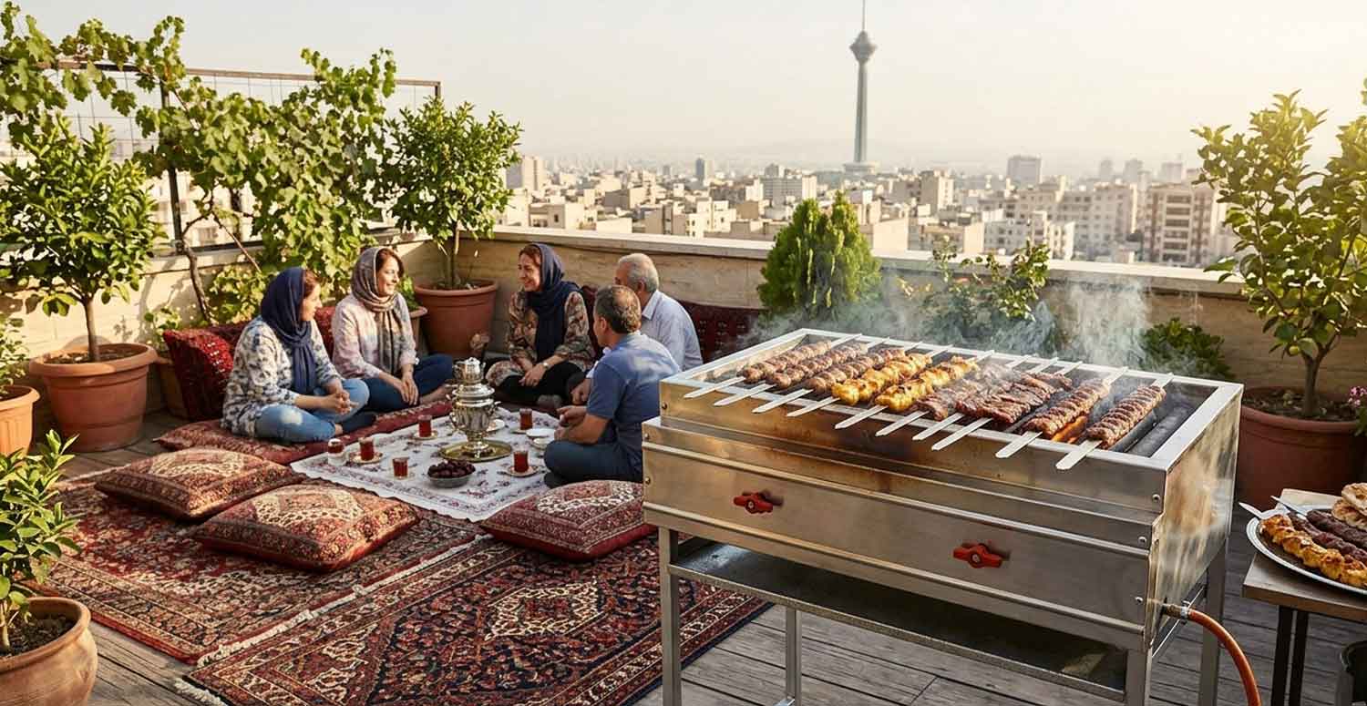 باربیکیو | کیف کباب پز گازی ارزان قیمت؛ معرفی مدلهای اقتصادی و باکیفیت
