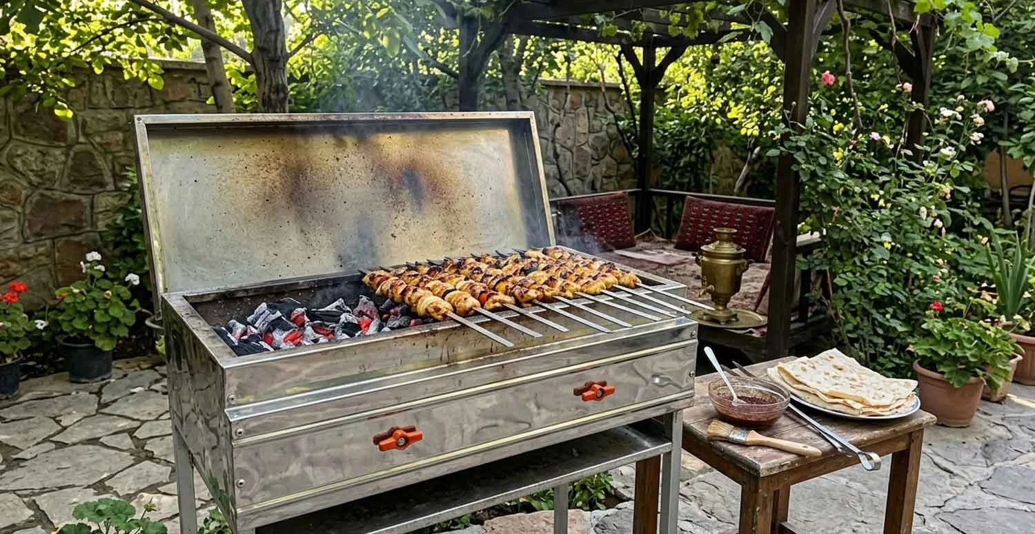 باربیکیو | کیف کباب پز گازی ارزان قیمت؛ معرفی مدلهای اقتصادی و باکیفیت